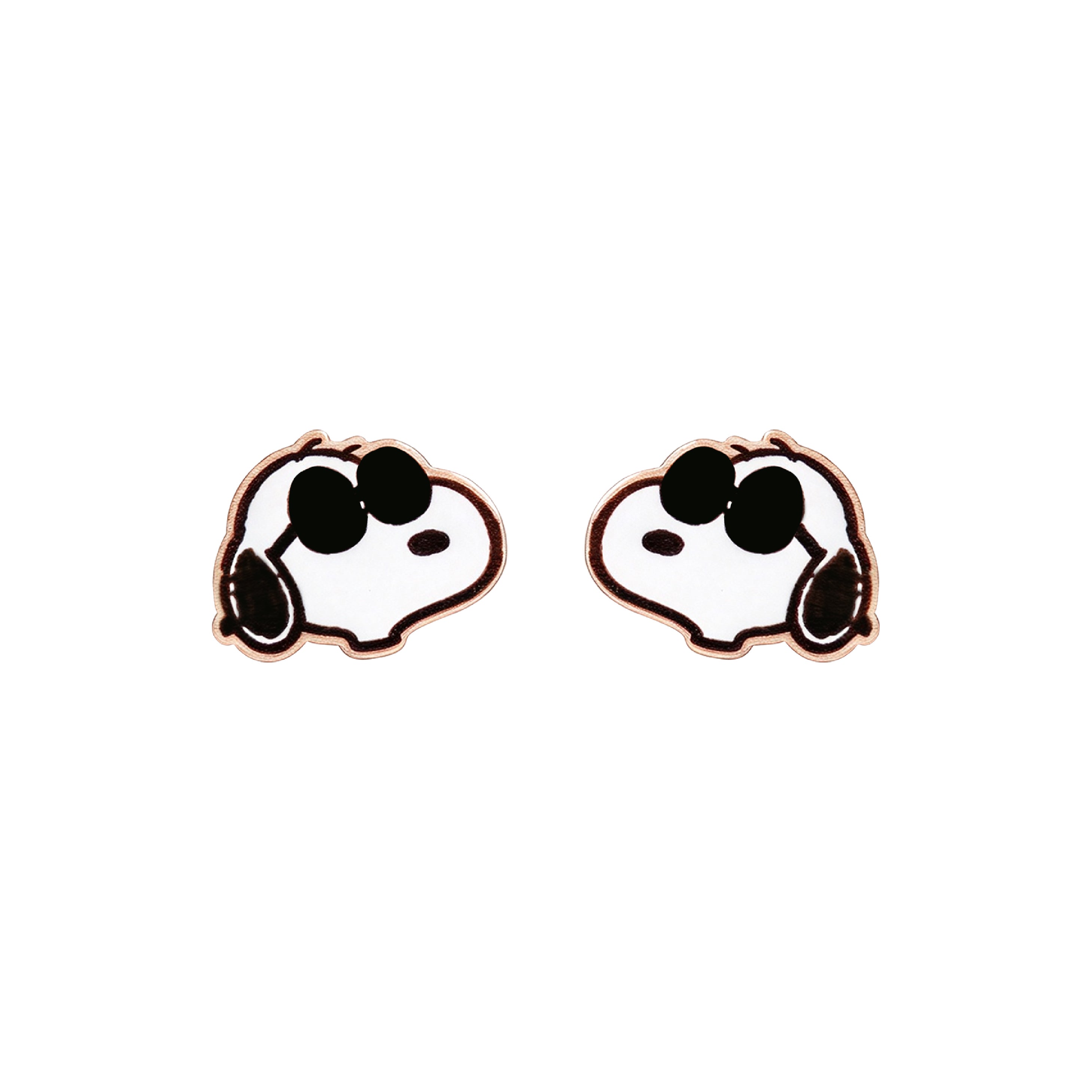 Officially Licensed Peanuts Joe Cool Snoopy Stud Earrings