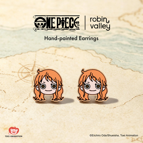 Officially Licensed One Piece Nami Stud Earrings – Wave 1: Fish-Man Island