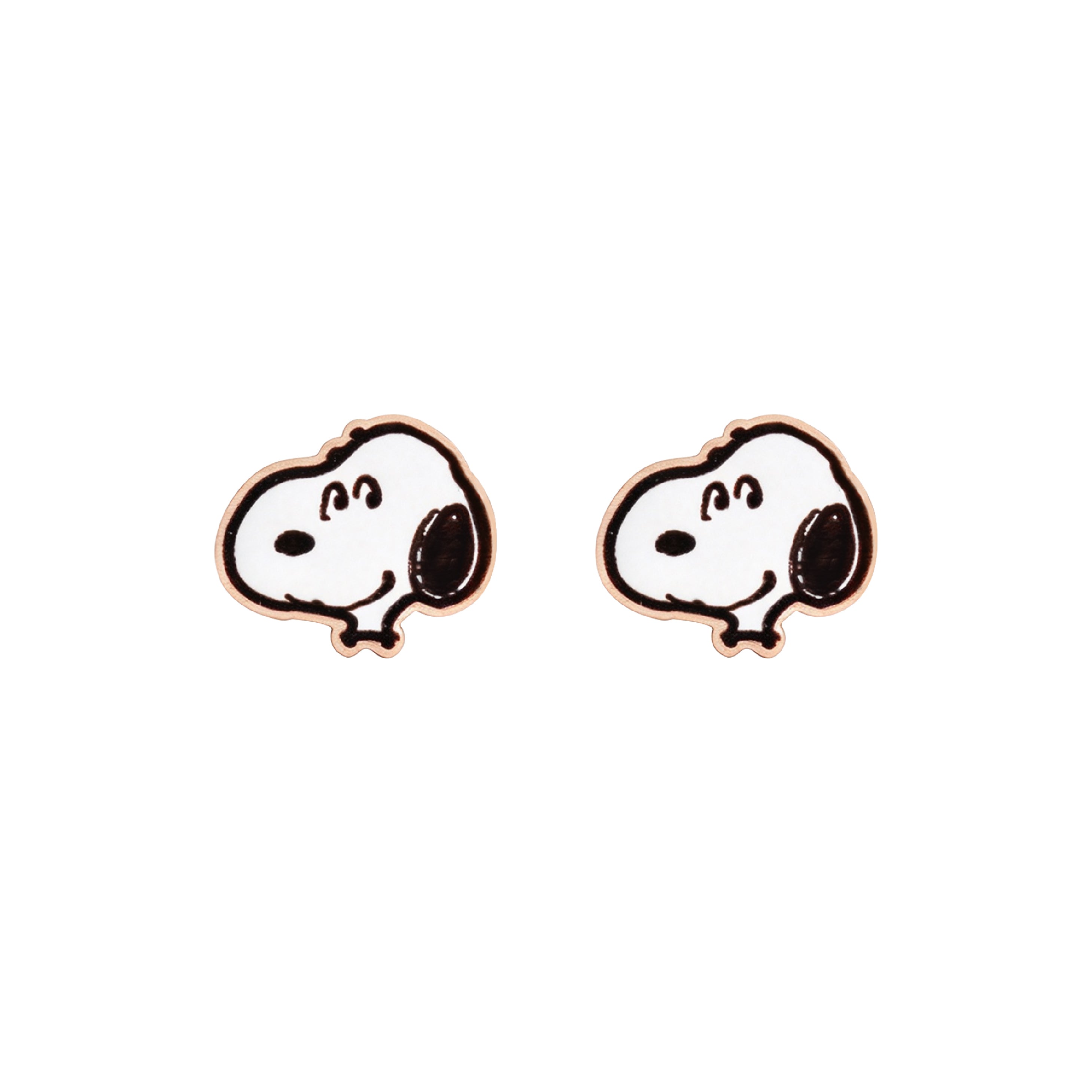 Officially Licensed Peanuts Happy Snoopy Stud Earrings
