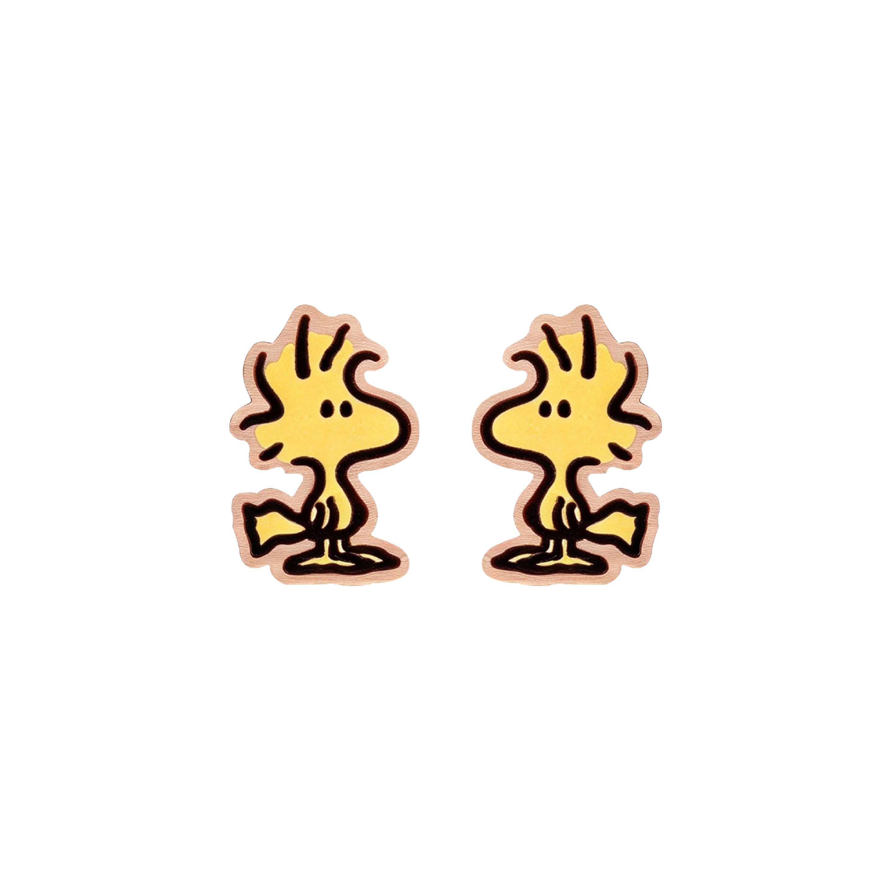 Officially Licensed Peanuts Classic Woodstock Stud Earrings