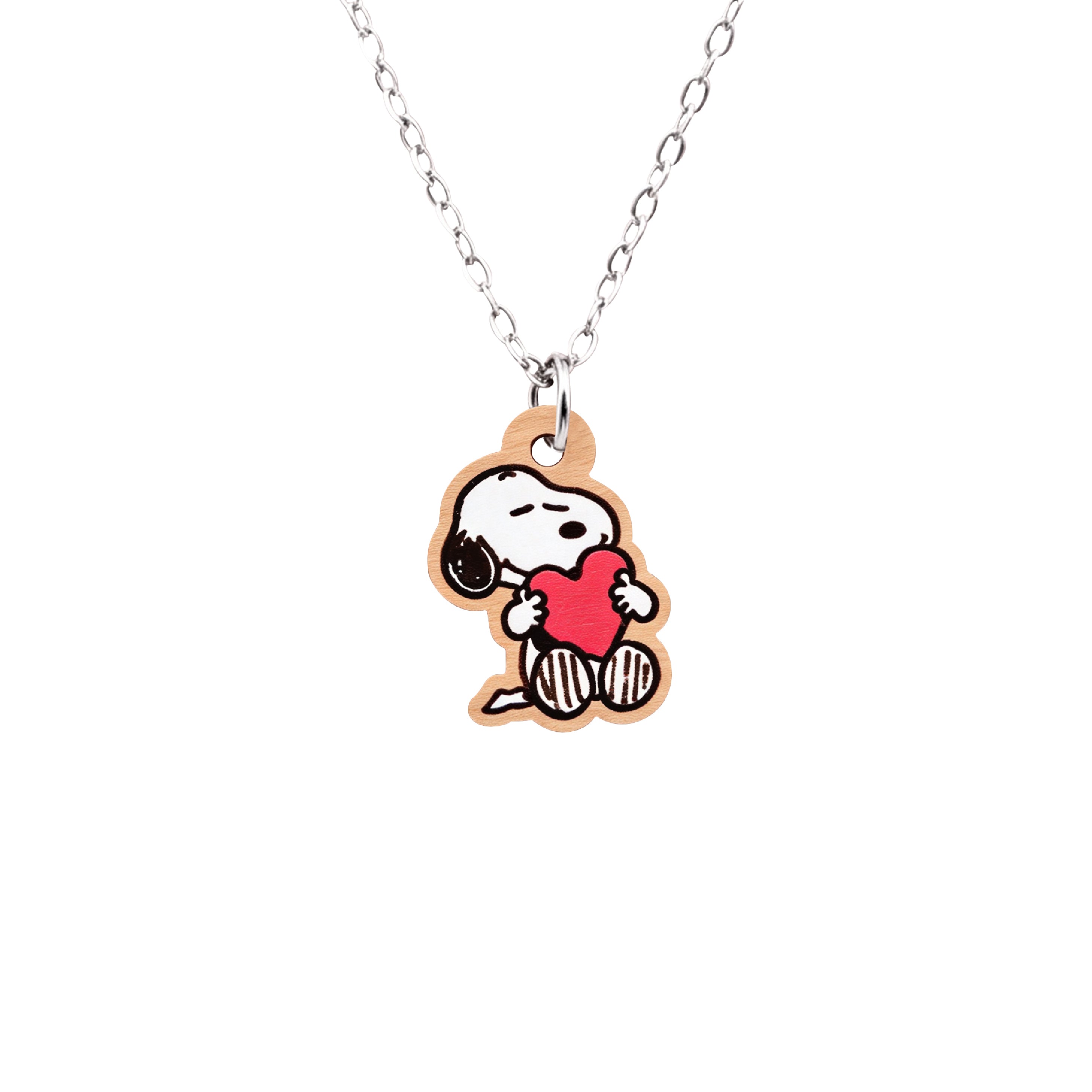 Officially Licensed Peanuts Snoopy with Heart Necklace