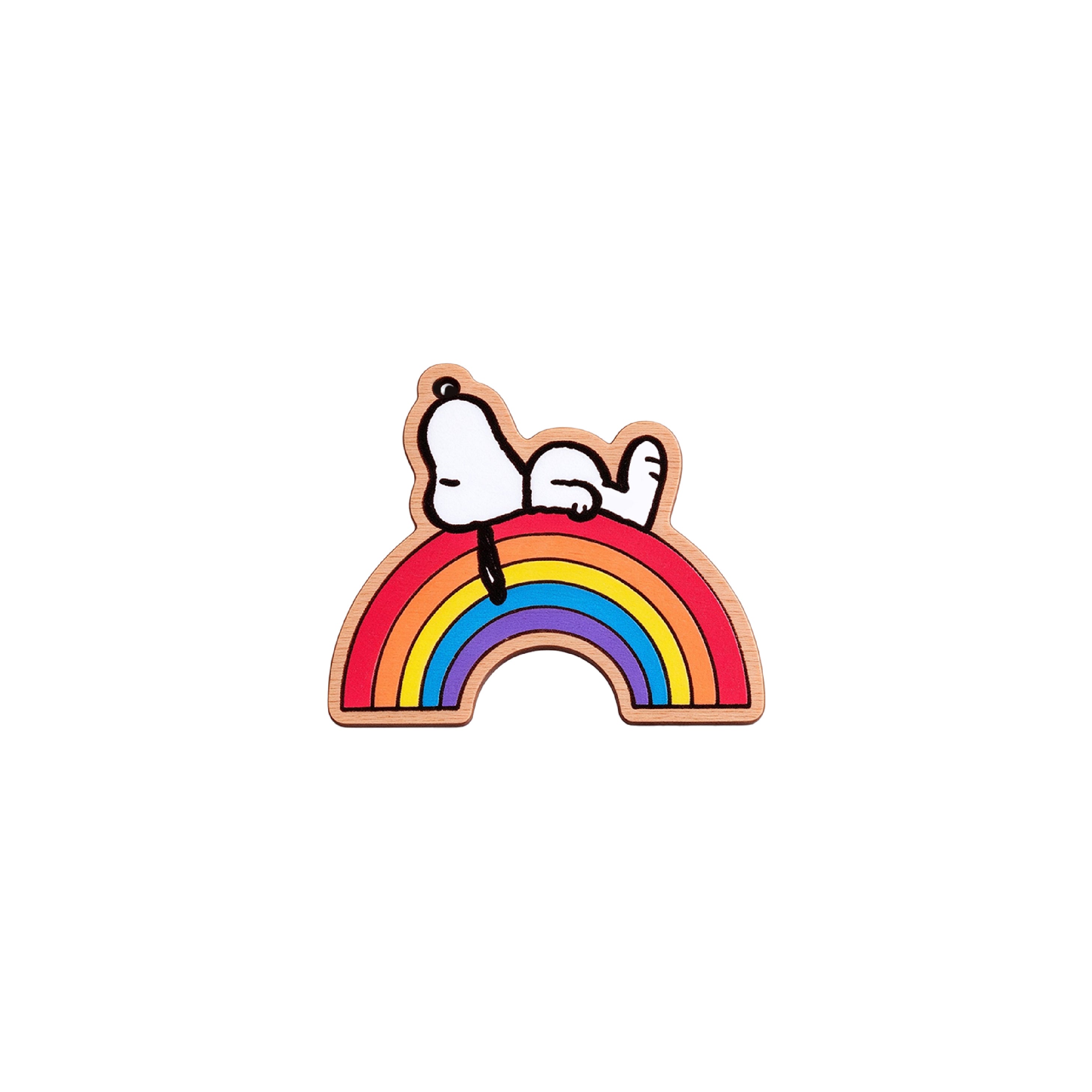 Officially Licensed Peanuts Snoopy Rainbow Pin Badge