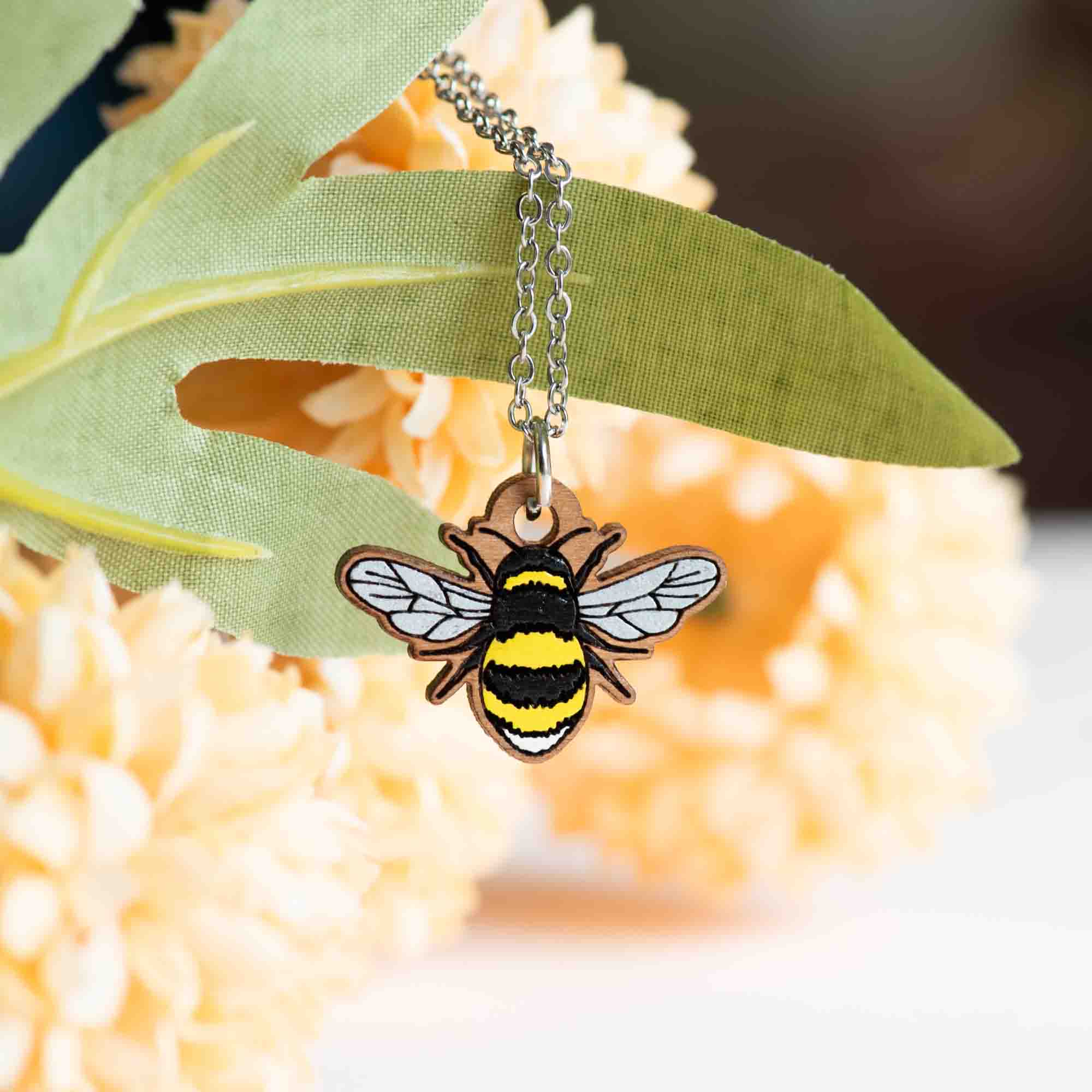 Bumble Bee Necklace