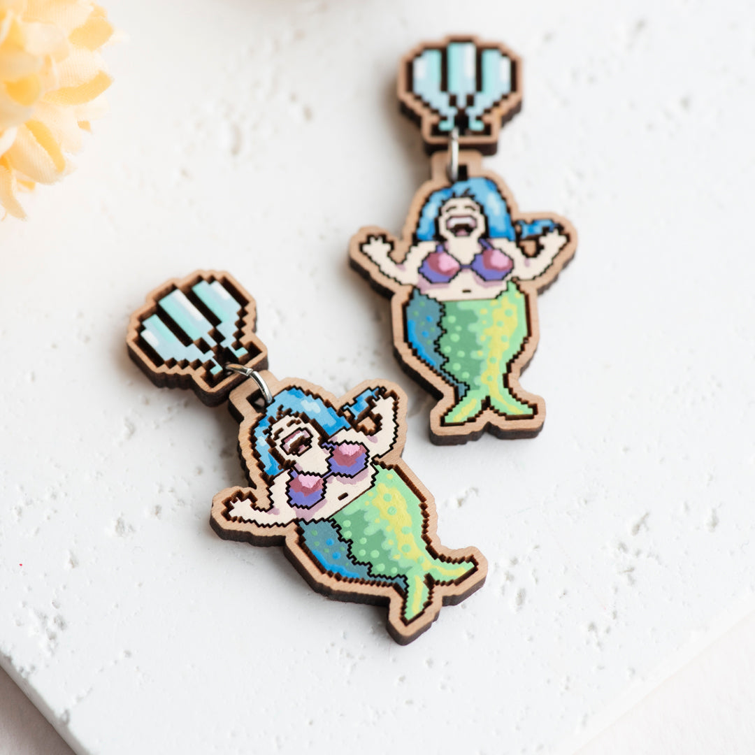 Stardew Valley Mermaid Drop Earrings