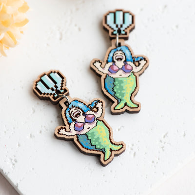 Stardew Valley Mermaid Drop Earrings