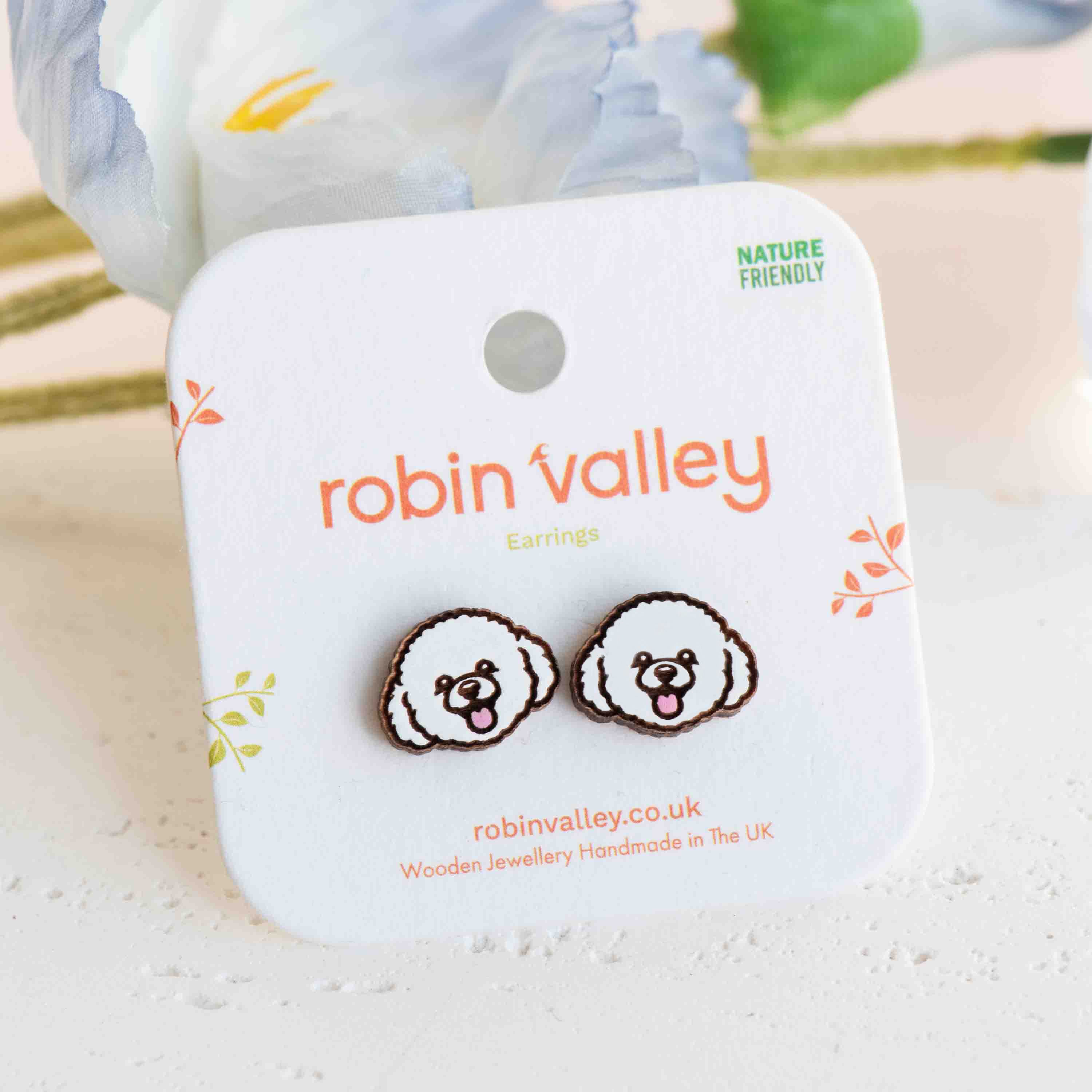 Bichon Stud Earrings