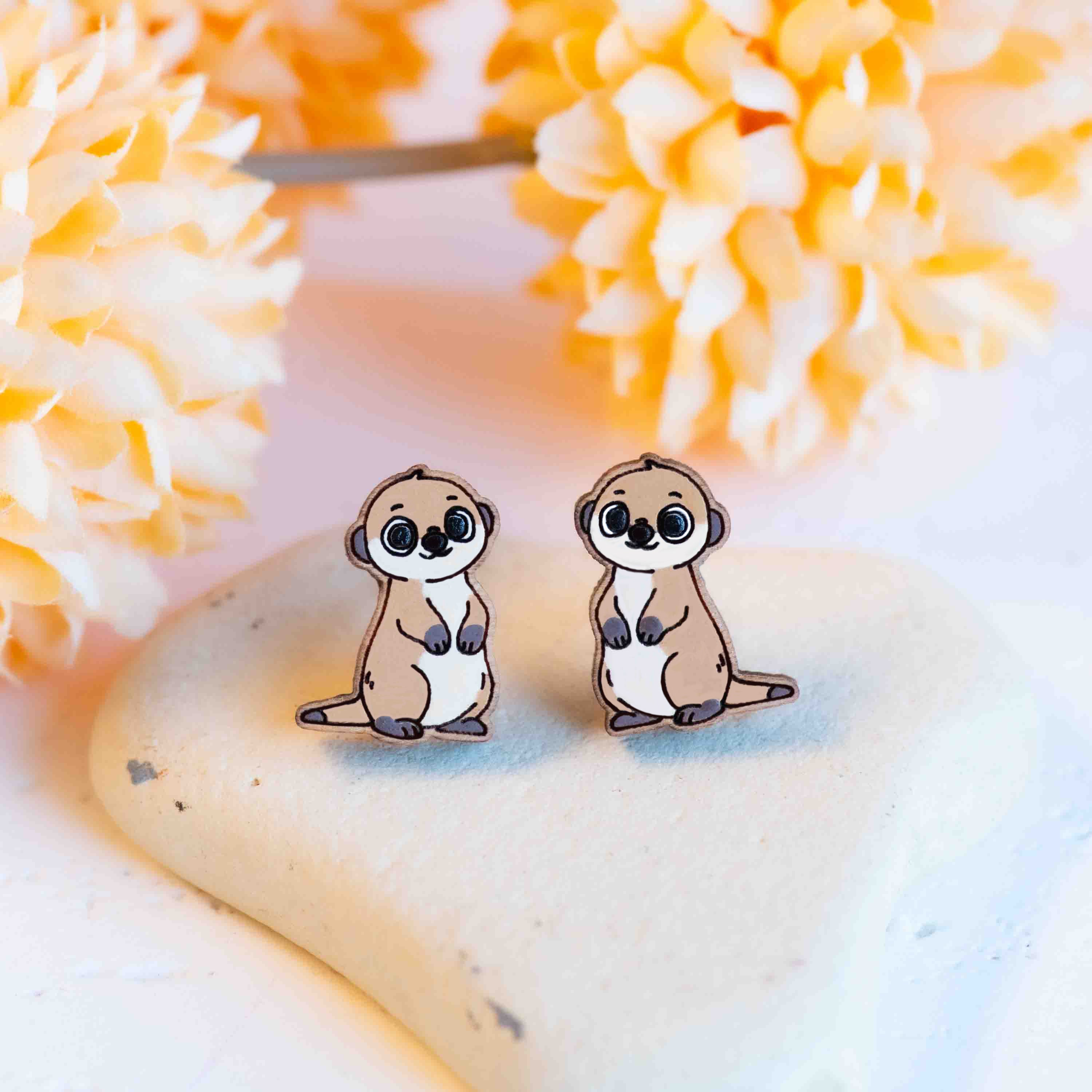 Meerkat Stud Earrings