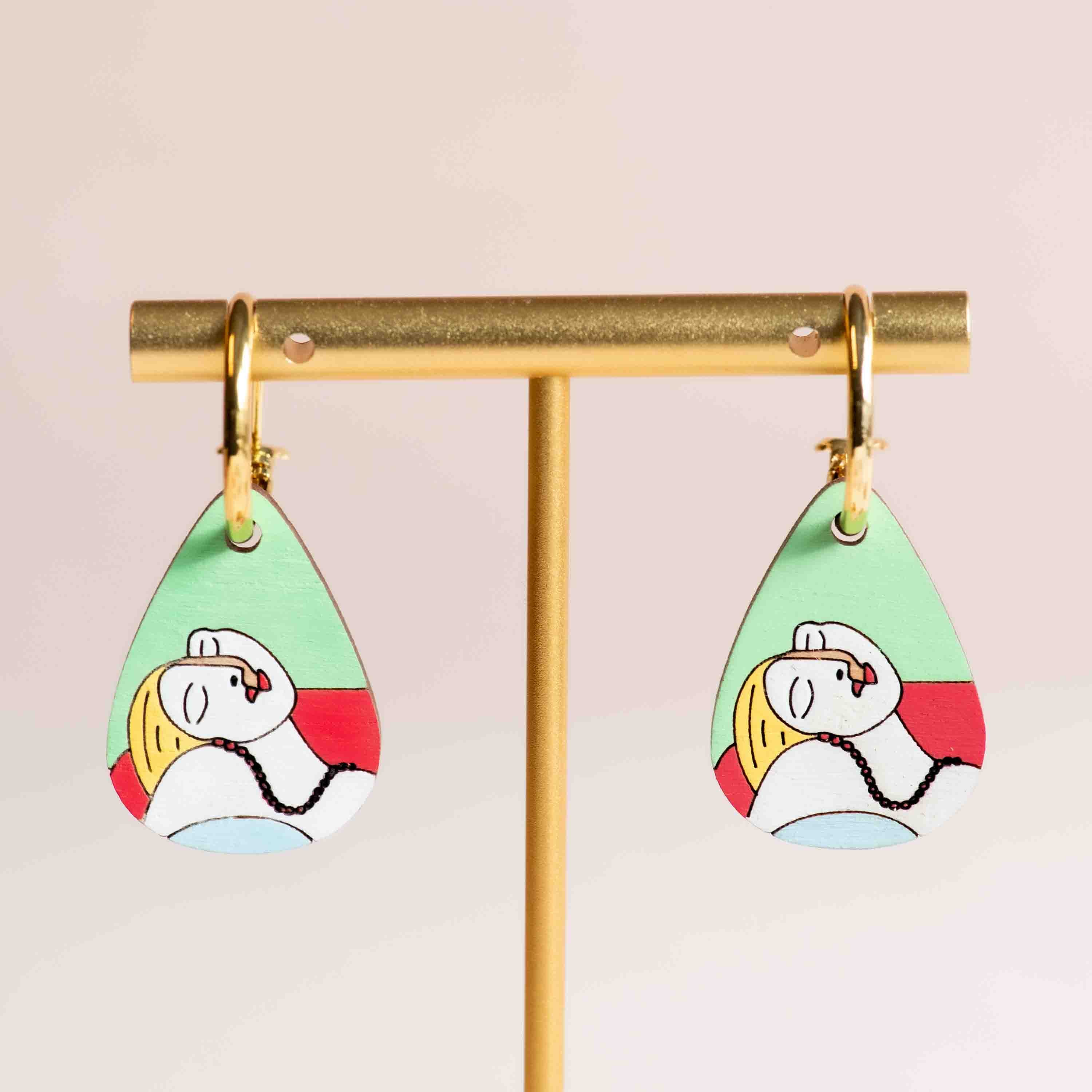 The Dream Hoop Earrings Inspired by Pablo Picasso