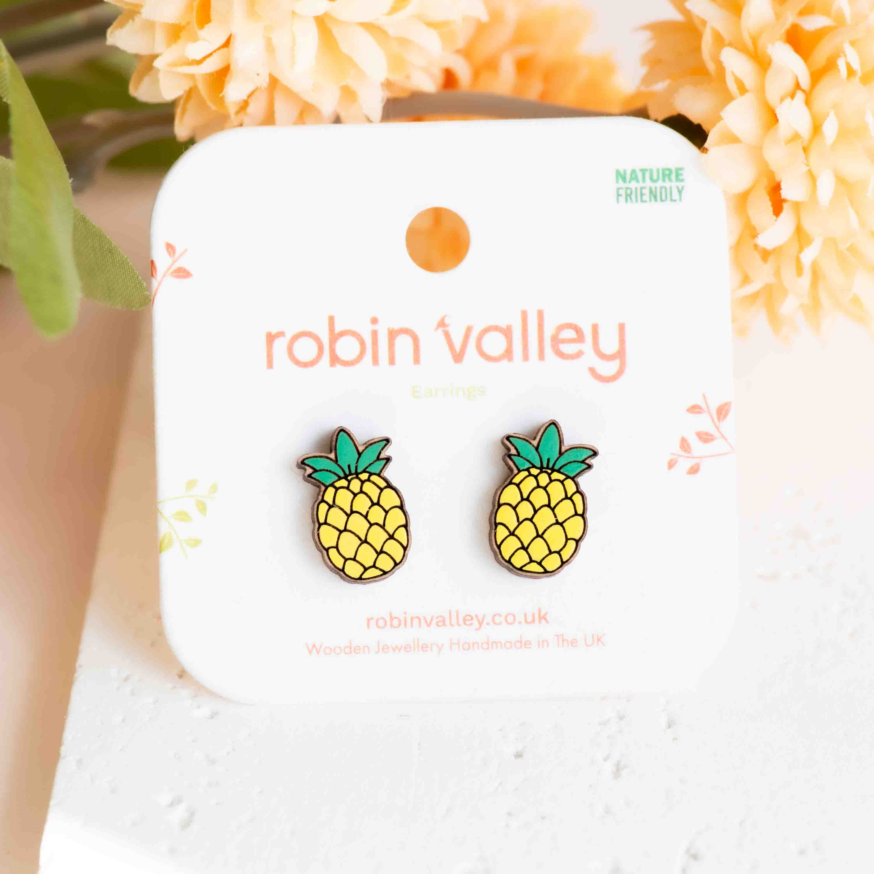 Pineapple Stud Earrings