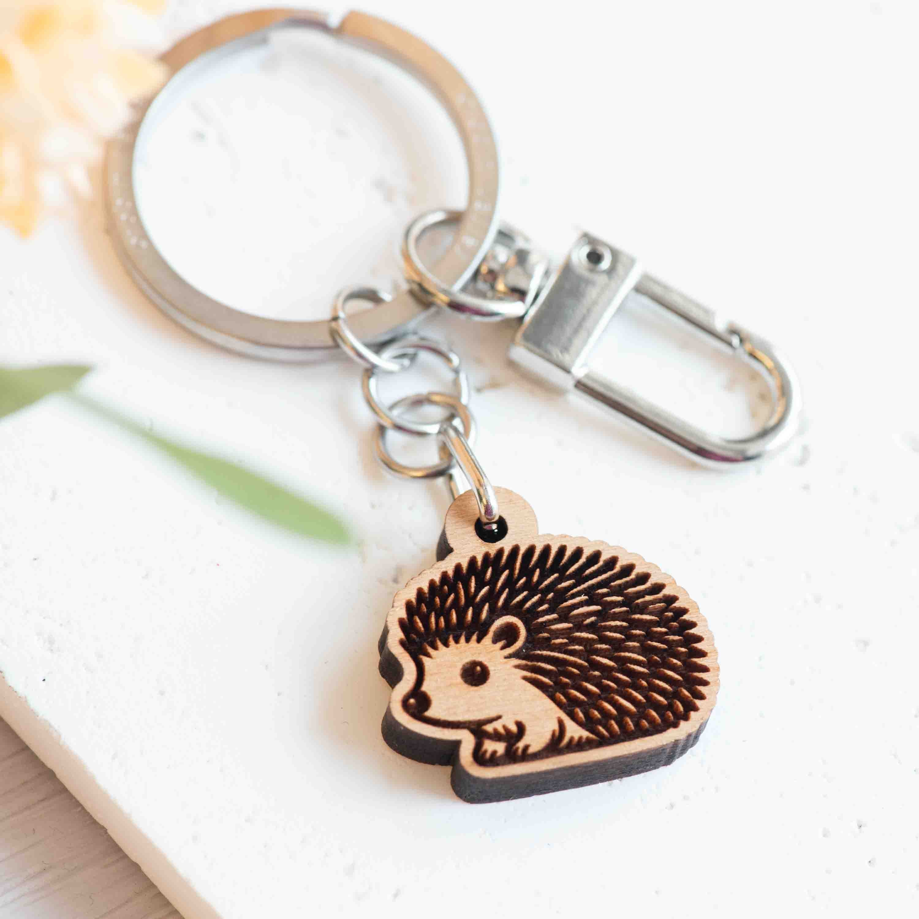 Cute Hedgehog Keyring