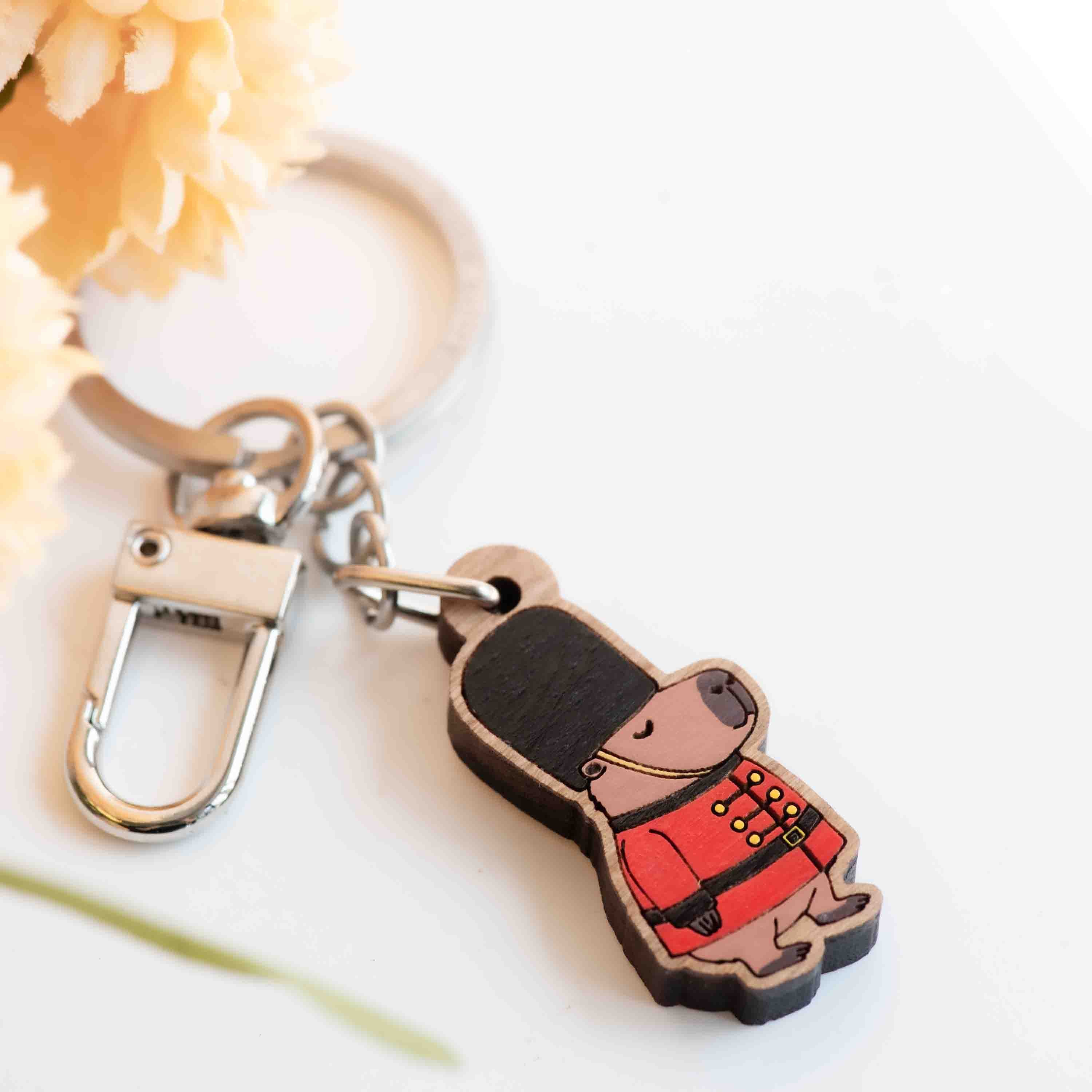 Hand-painted Capybara the King's Guard Keying