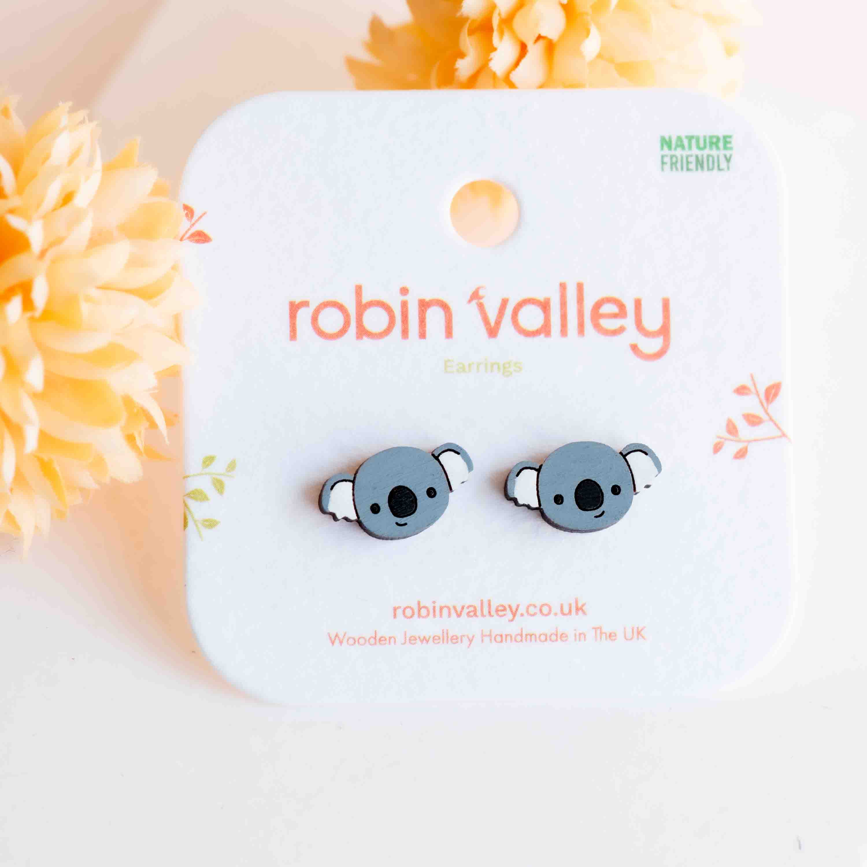 Koala Stud Earrings