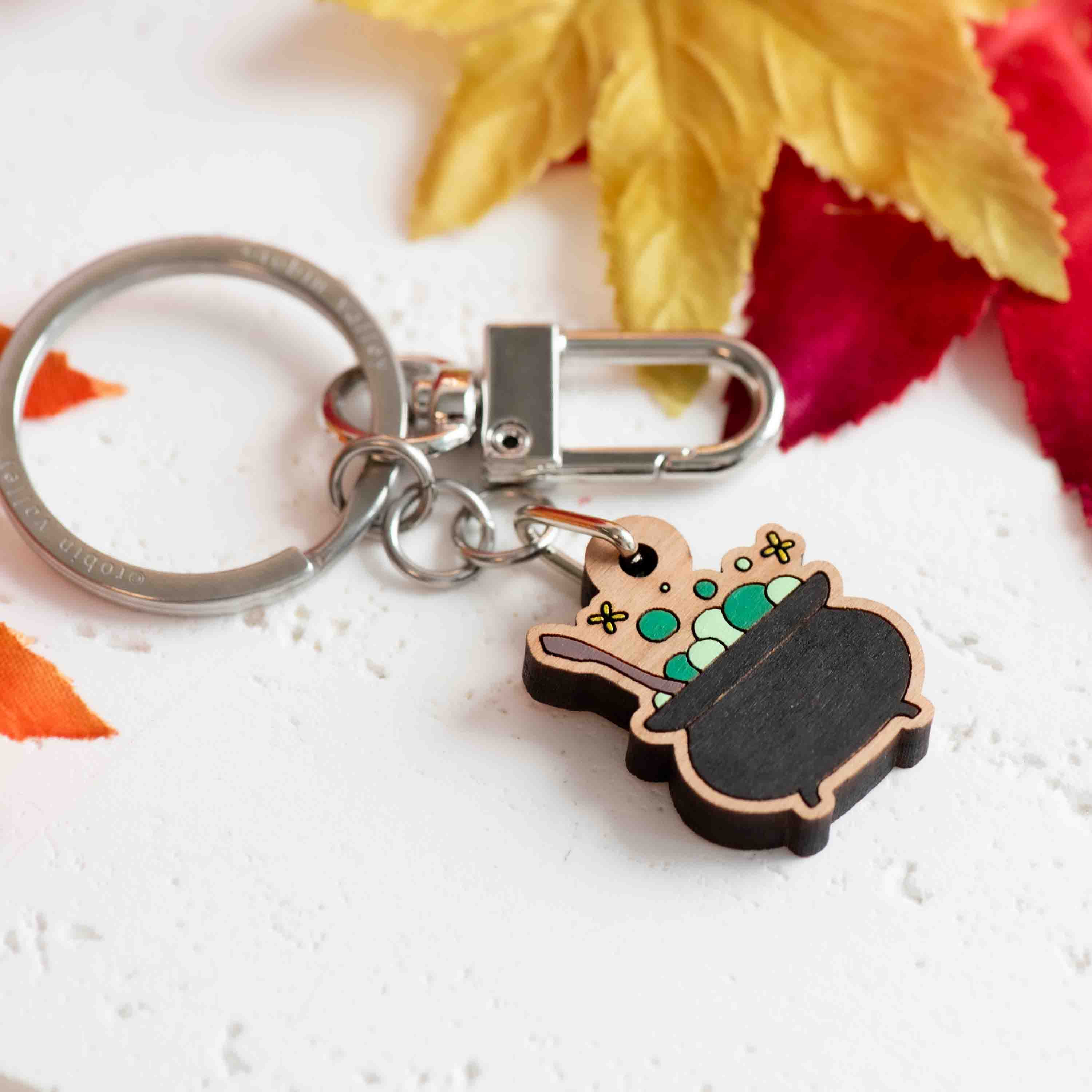 Witch Cauldron Keyring