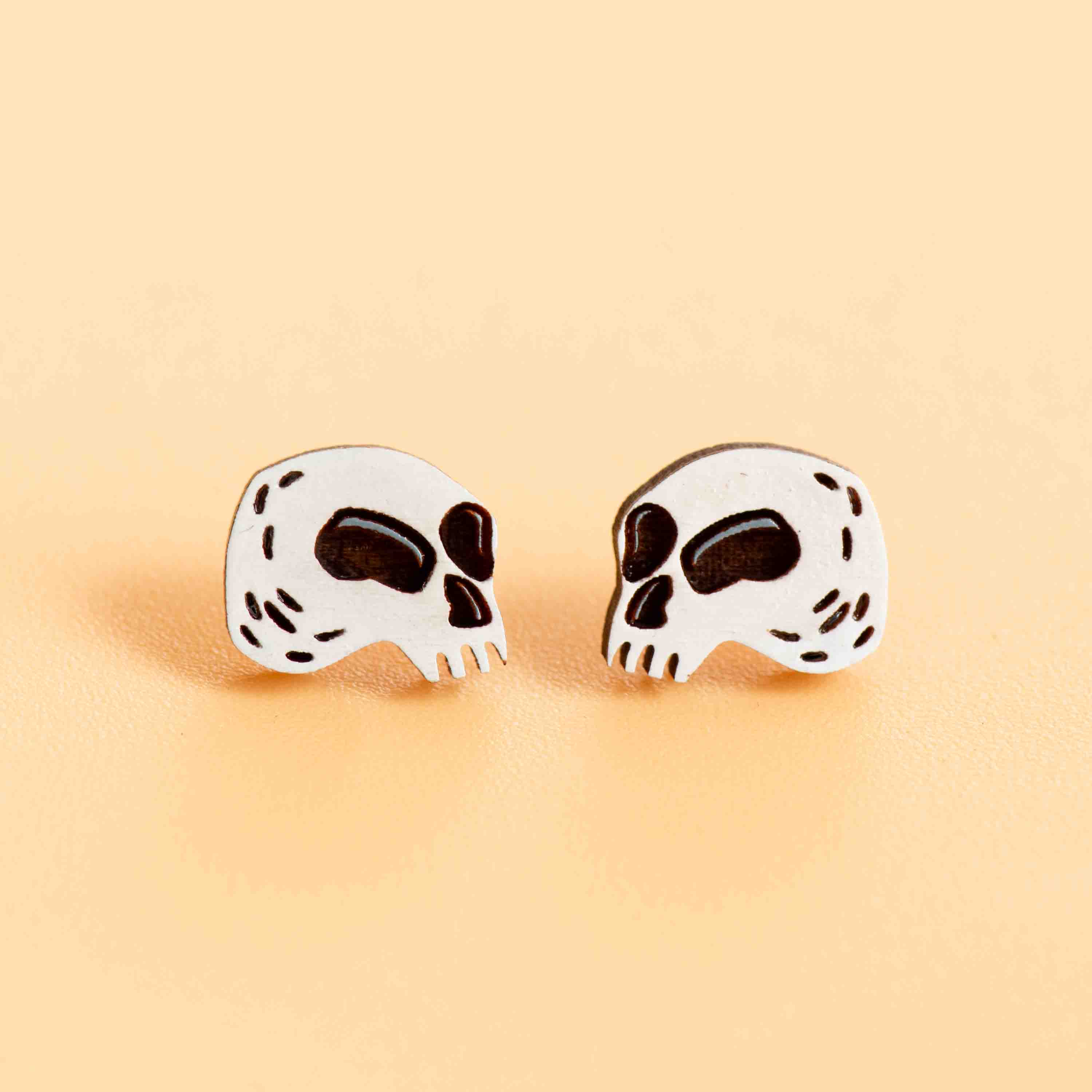Creepy Skull Stud Earrings