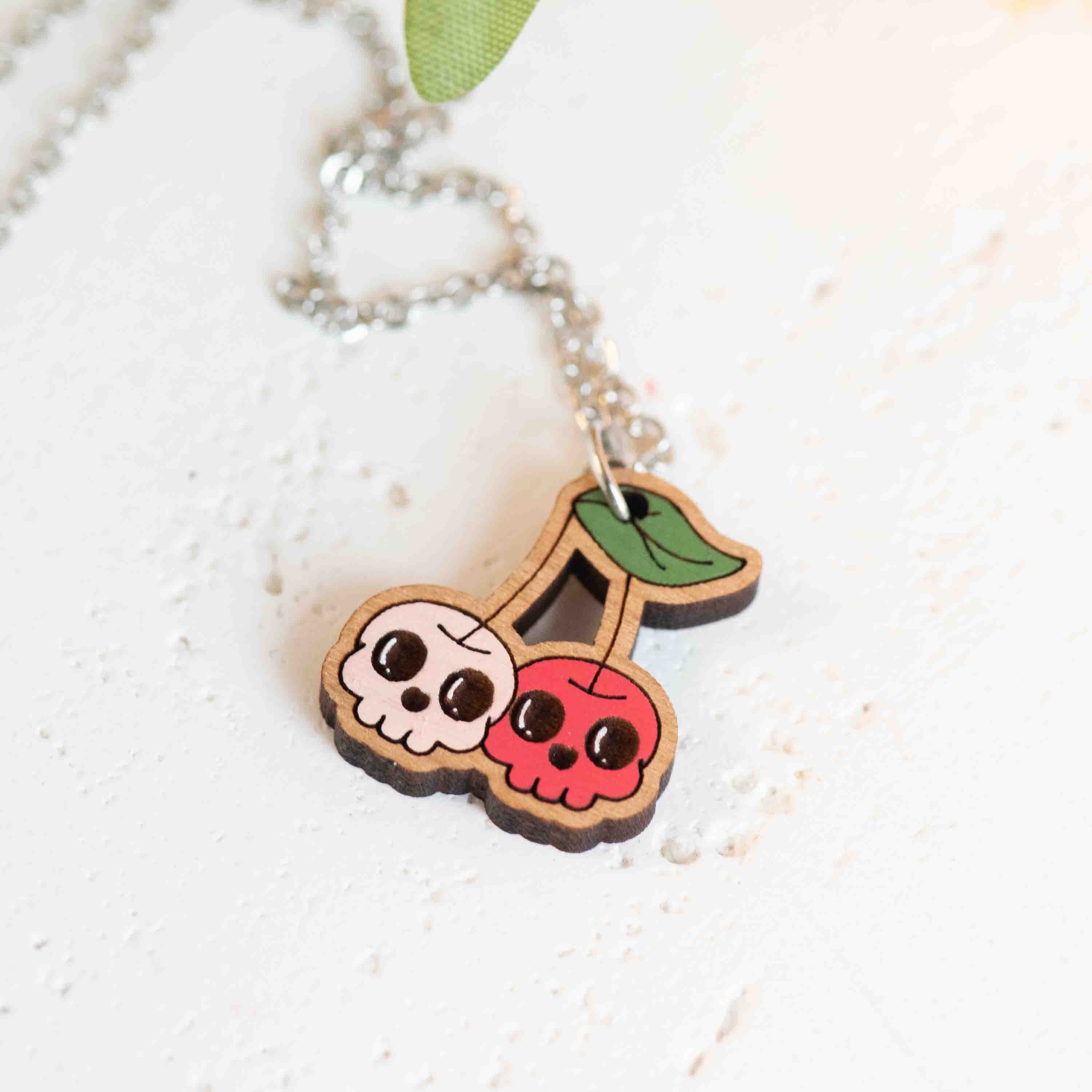 Skull Cherry Necklace
