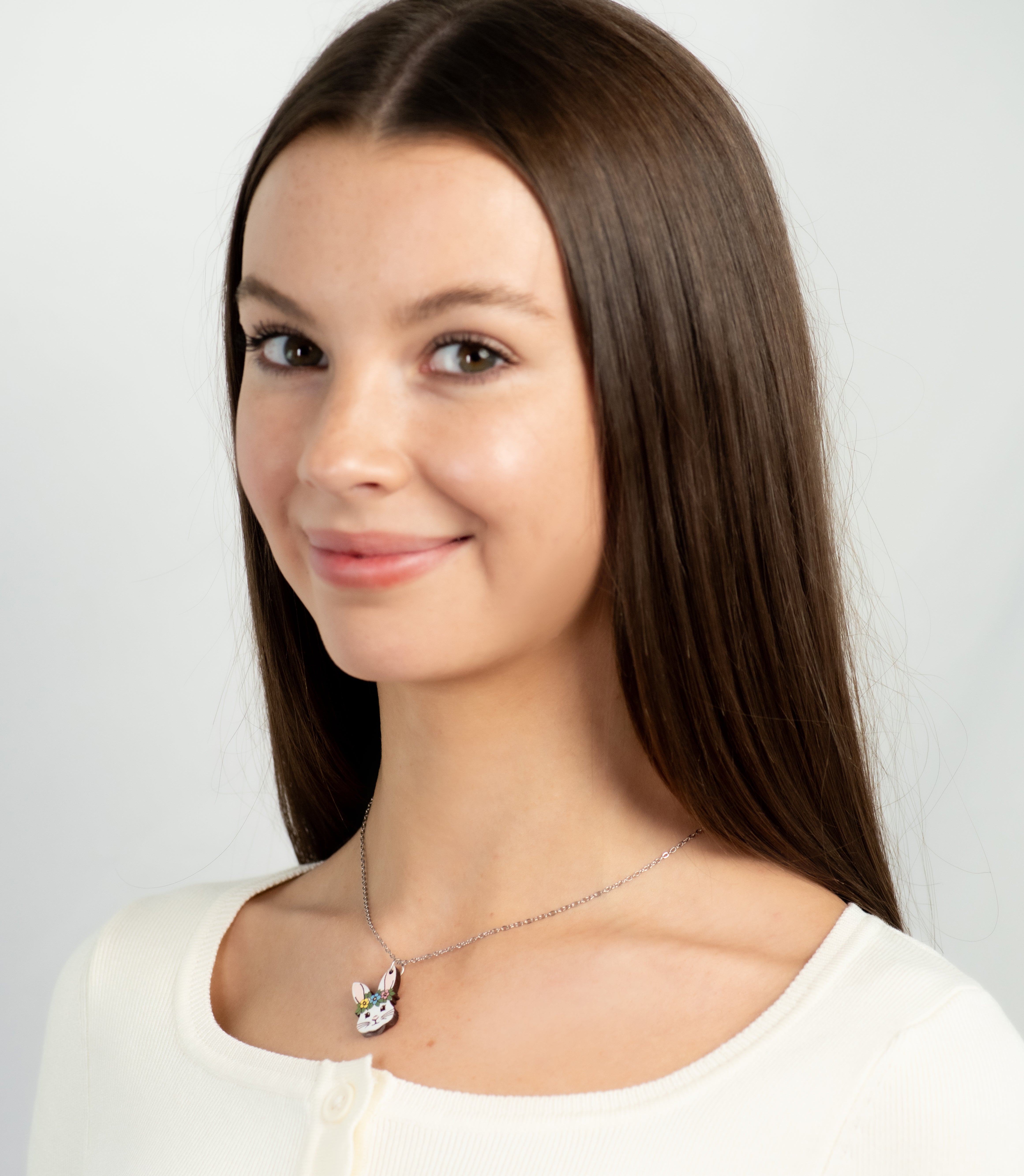 Flora Bunny Necklace