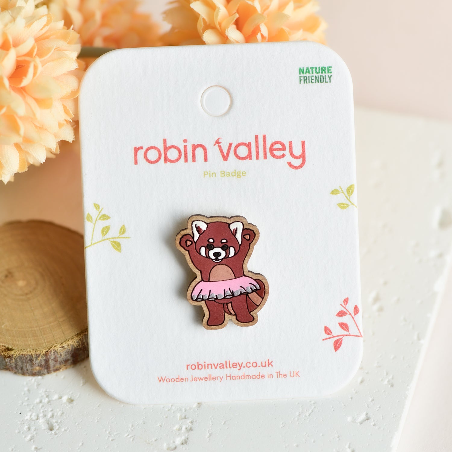Pin's Panda Roux Danseur