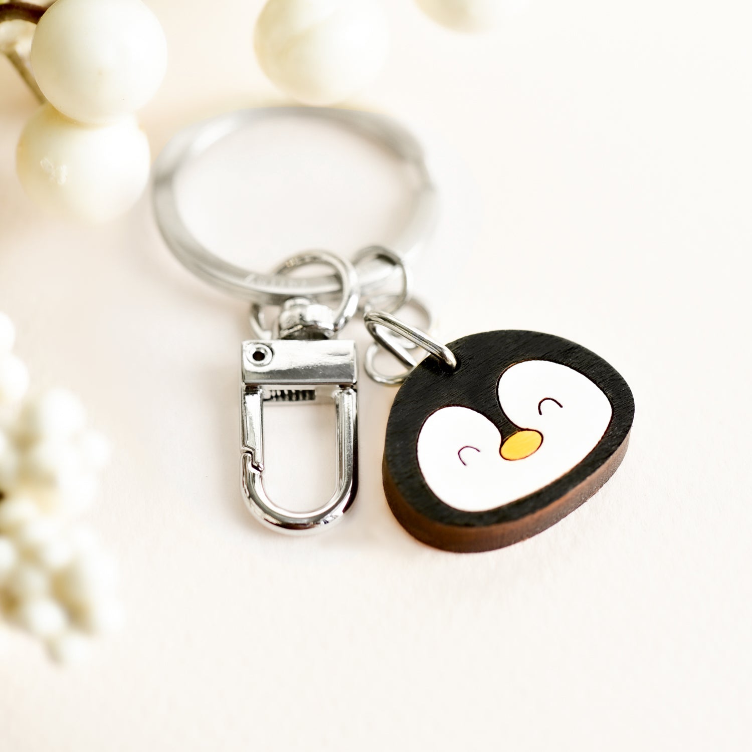 Cute Penguin Keyring