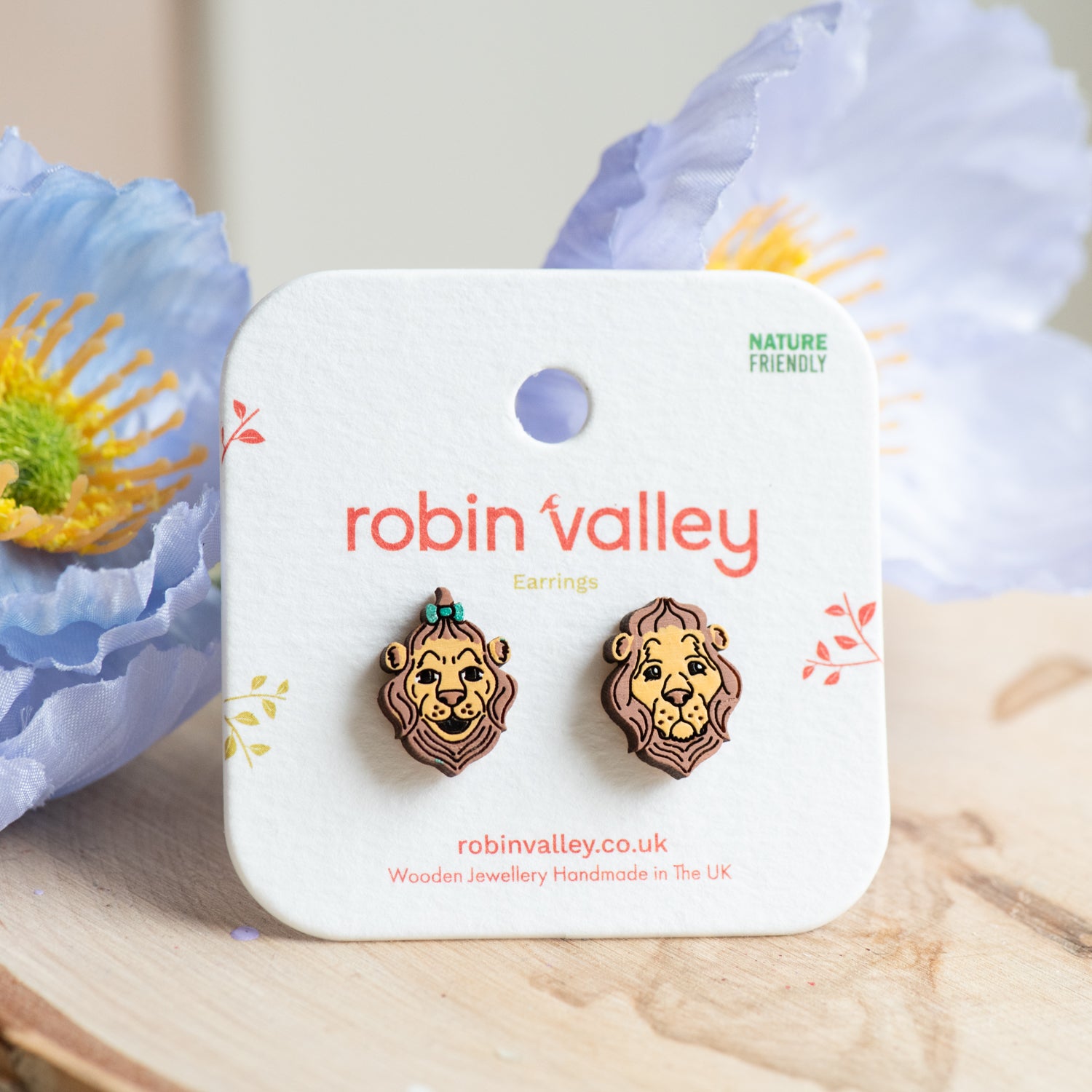 Cowardly Lion Earrings