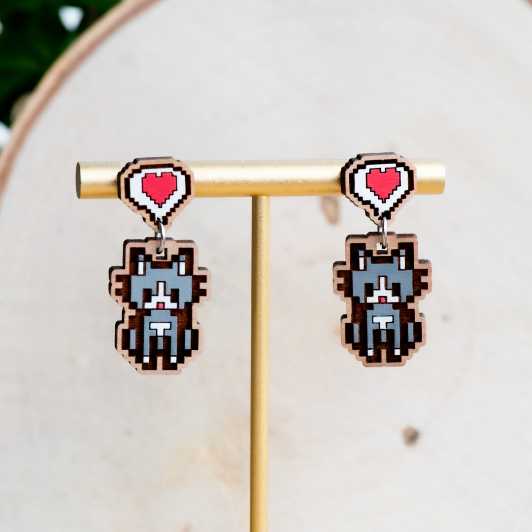 Orecchini Pendenti con Gatto – Stardew Valley