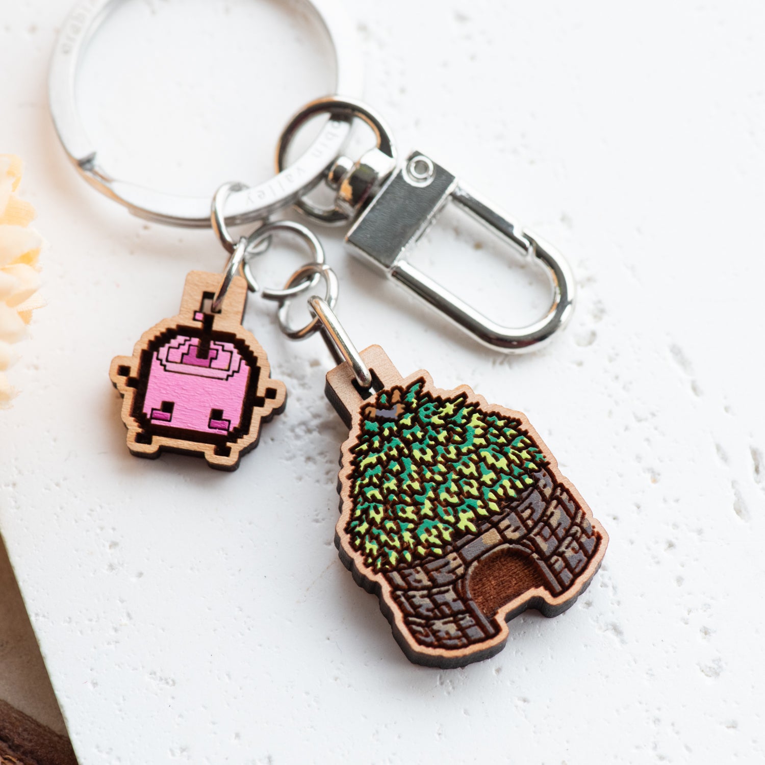 Junimo Hut Keyring - Stardew Valley