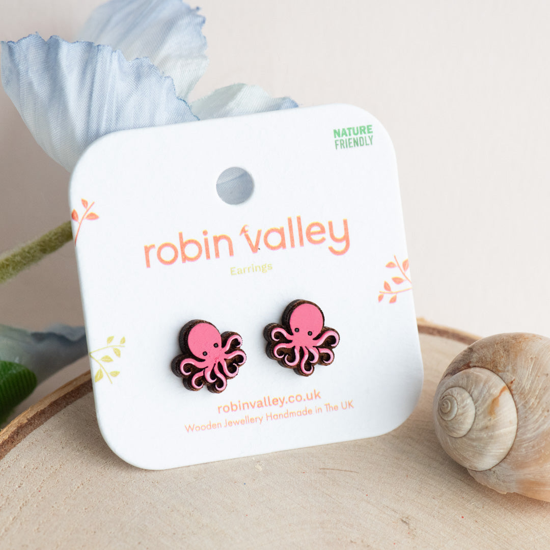 Octopus Earrings