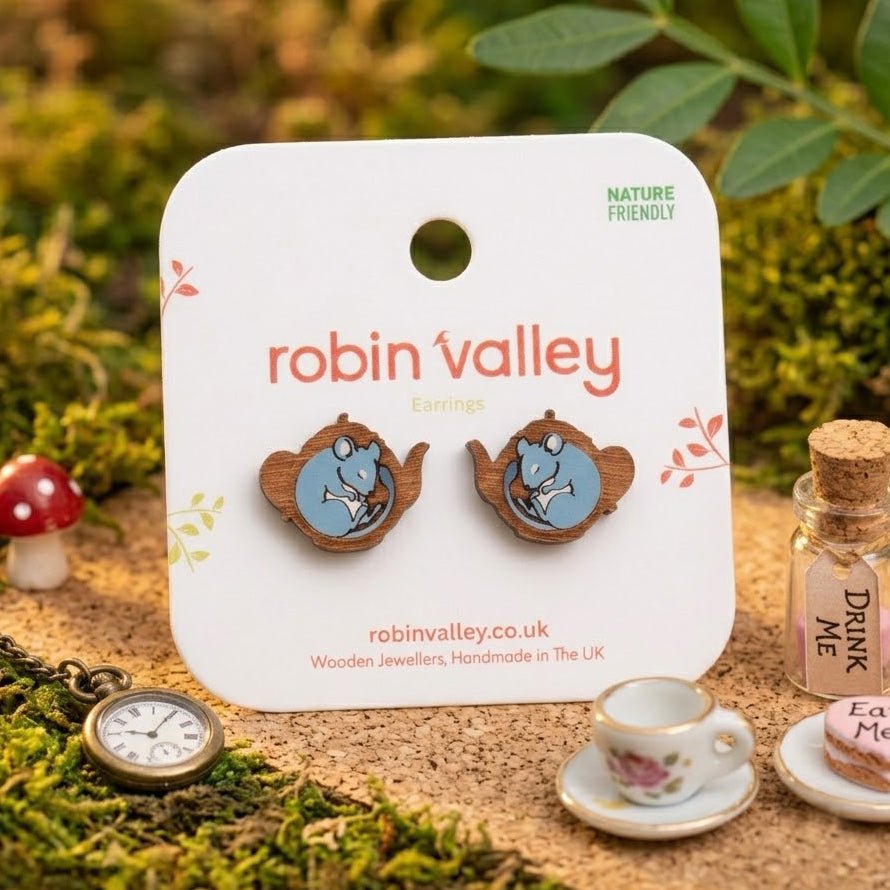 Alice in Wonderland The Dormouse Earrings - Robin Valley Official Store