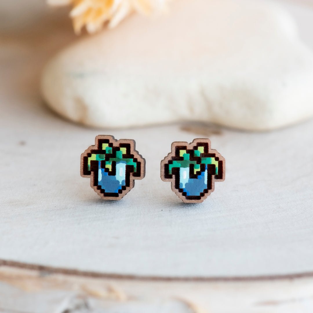 Ancient Fruit Stud Earrings – Stardew Valley - Robin Valley Official Store