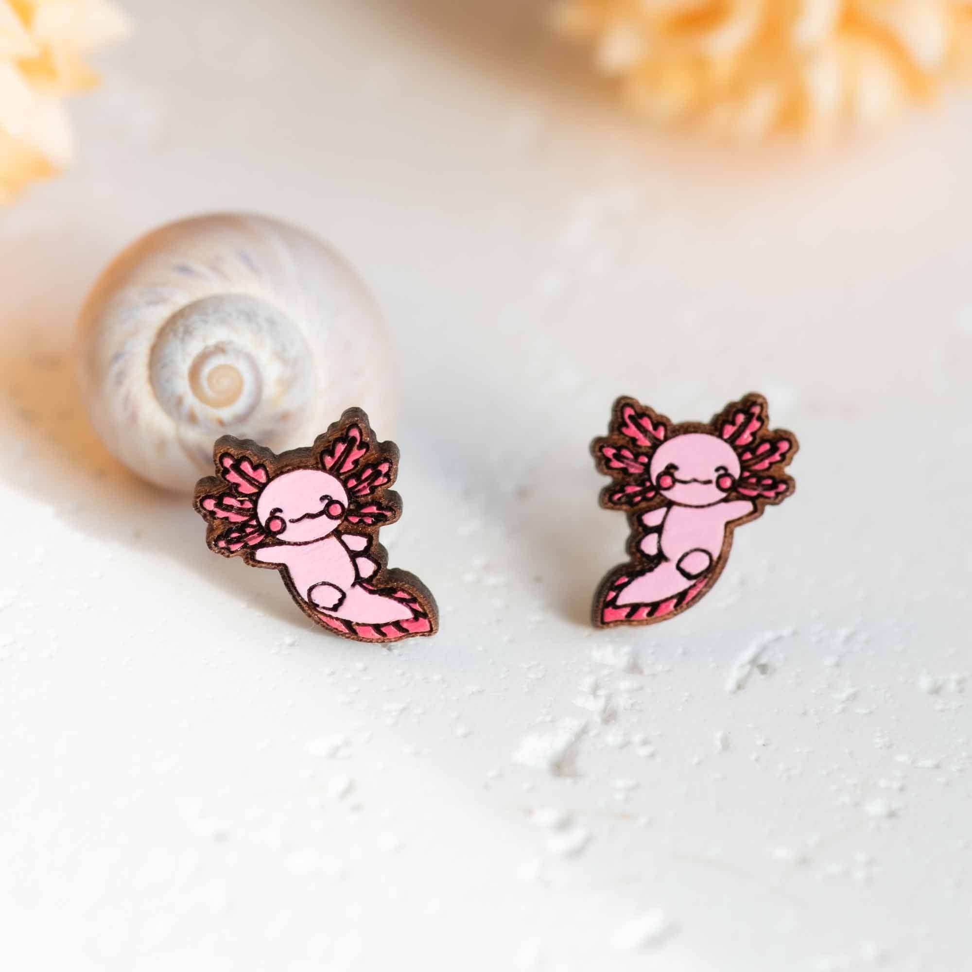 Axolotl Earrings (Straight) - Robin Valley Official Store