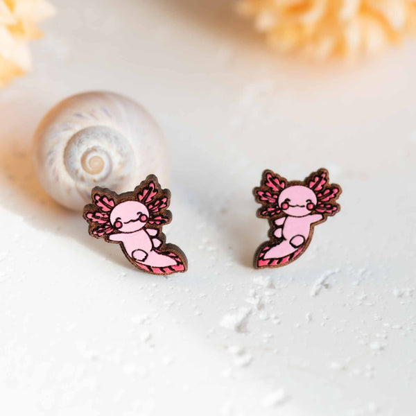 Axolotl Earrings (Straight) - Robin Valley Official Store