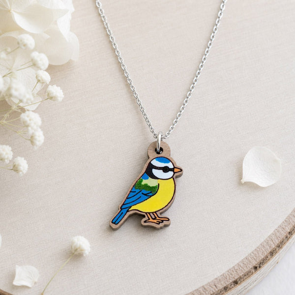 Blue Tit Bird Necklace - Robin Valley Official Store