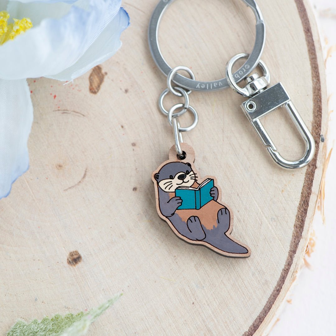 Book - Loving Otter Keyring - Robin Valley Official Store