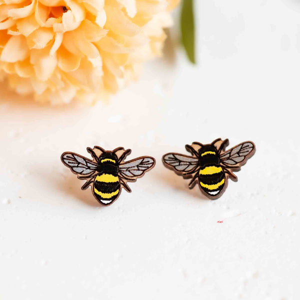 Bumble Bee Earrings - Robin Valley Official Store