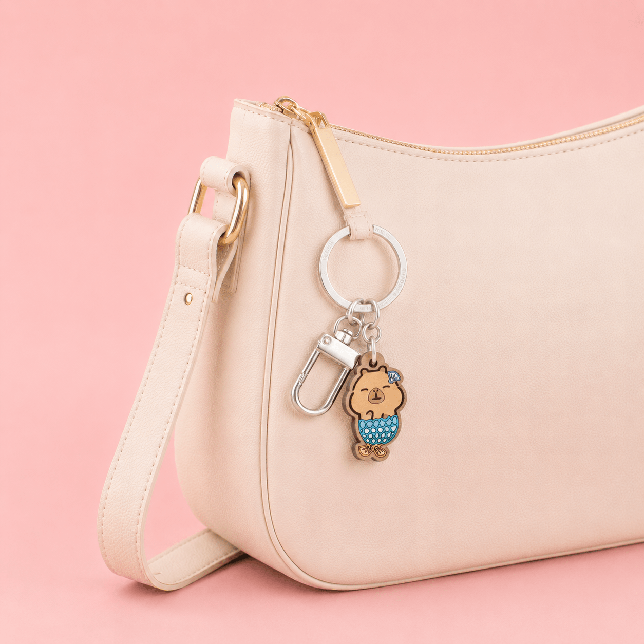Capybara Pimoo Mermaid Keyring - Robin Valley Official Store
