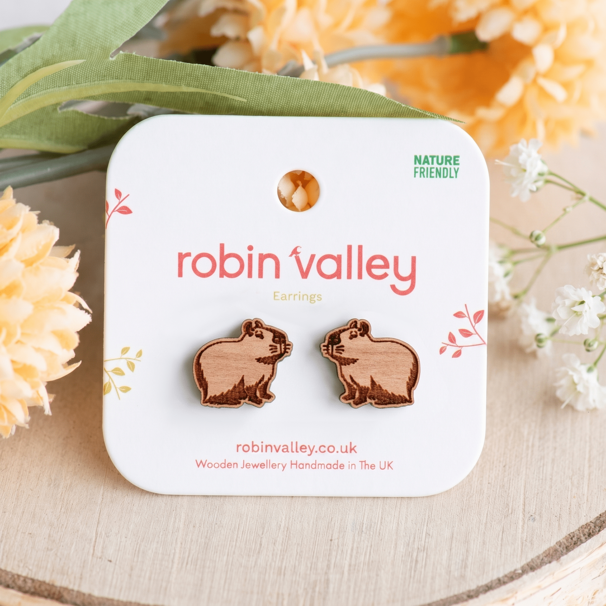 Capybara Stud Earrings - Robin Valley Official Store
