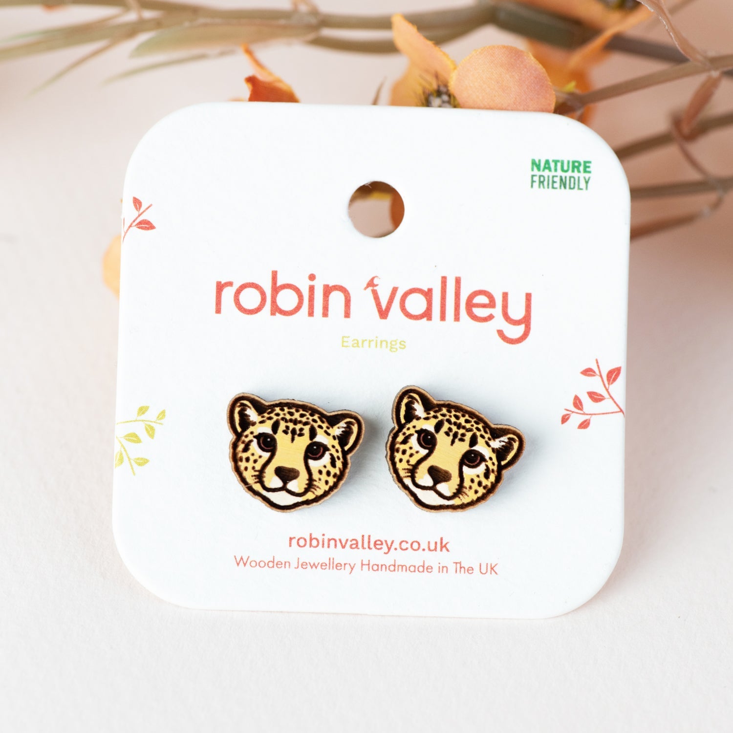 Cheetah Earrings - PEL10518 - Robin Valley Official Store