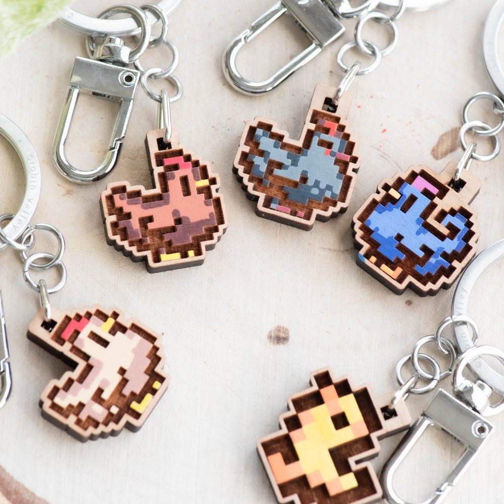 Chicken Keyring – Stardew Valley - Robin Valley Official Store