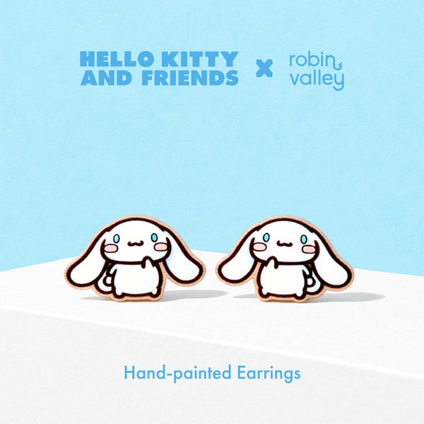 Cinnamoroll Stud Earrings - Floppy Ears - Robin Valley Official Store