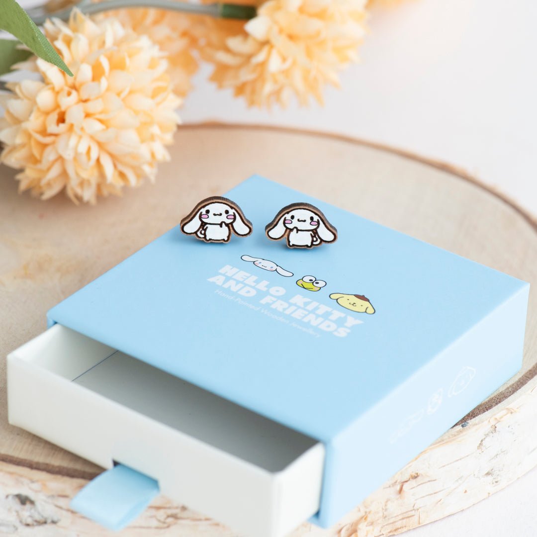 Cinnamoroll Stud Earrings - Floppy Ears - Robin Valley Official Store