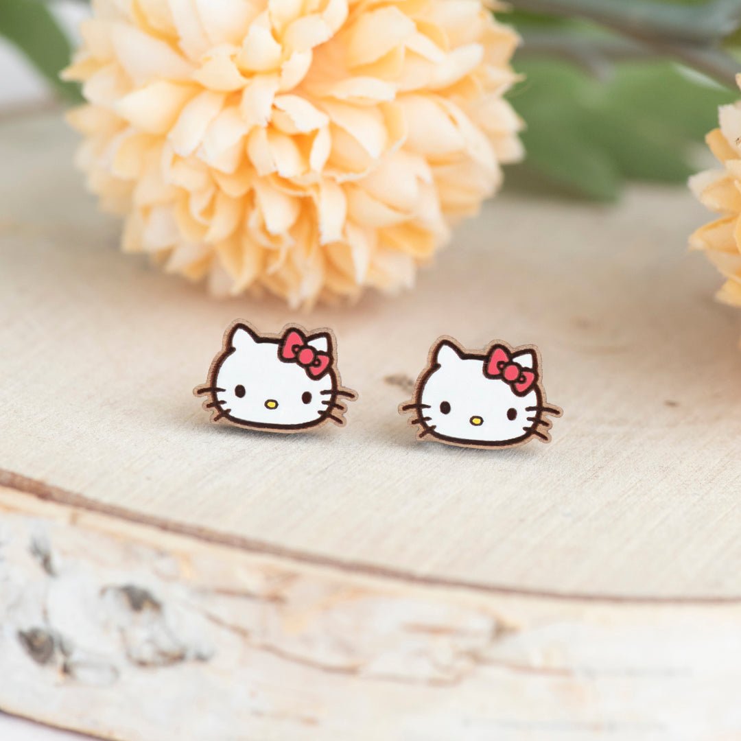 Classic Hello Kitty Stud Earrings - Robin Valley Official Store