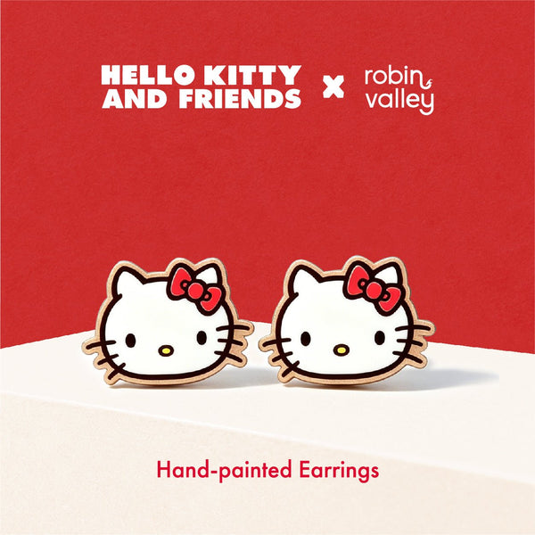 Classic Hello Kitty Stud Earrings - Robin Valley Official Store