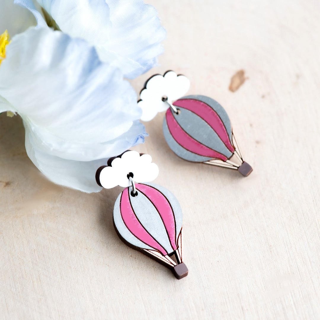 Cloud & Air Balloon Drop Earrings - Robin Valley Official Store