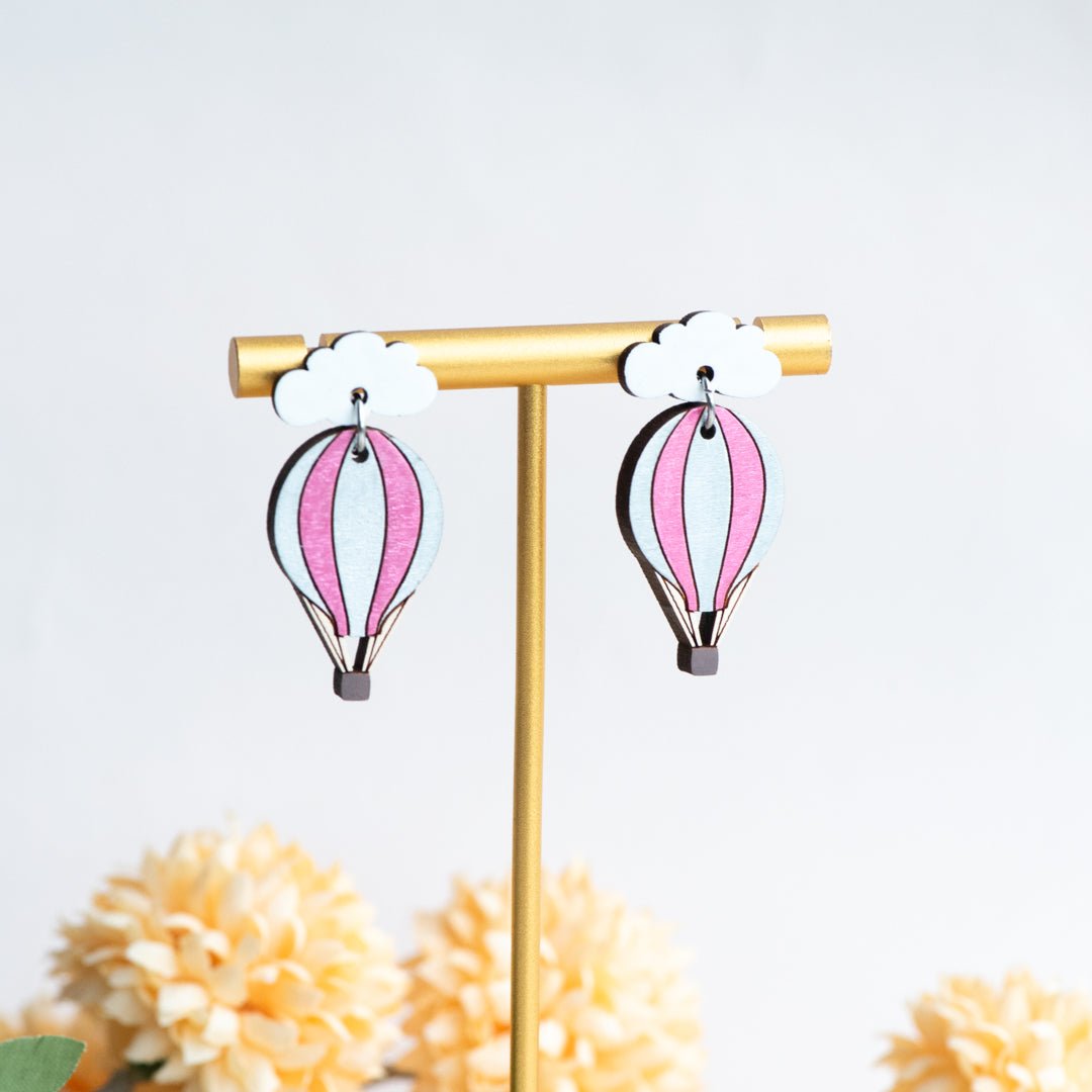 Cloud & Air Balloon Drop Earrings - Robin Valley Official Store