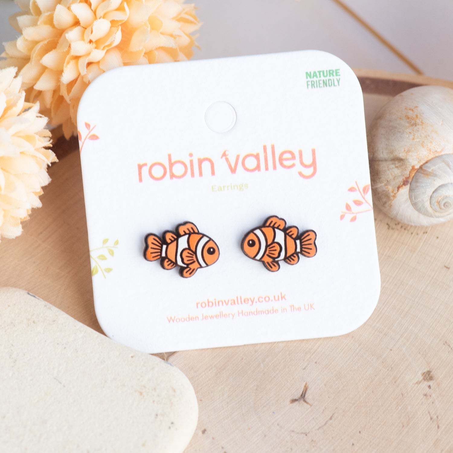 Clownfish Stud Earrings - Robin Valley Official Store