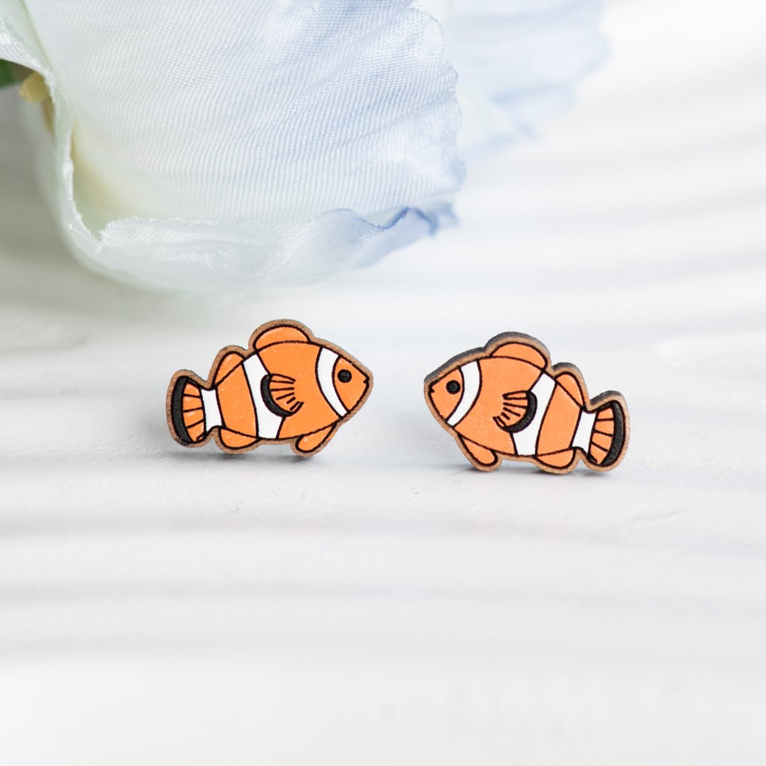 Clownfish Stud Earrings - Robin Valley Official Store