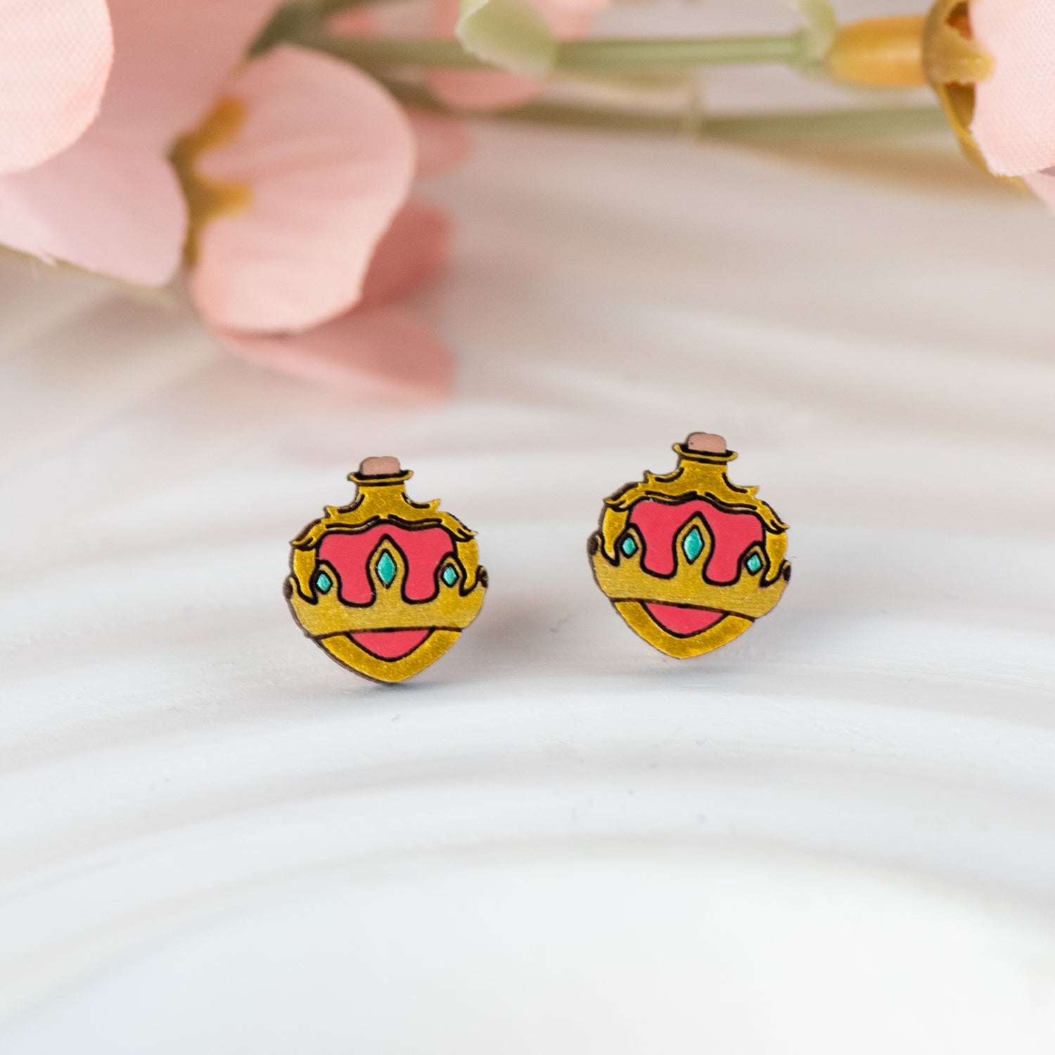 Cowardly Lion Liquid Courage Earrings - Robin Valley Official Store