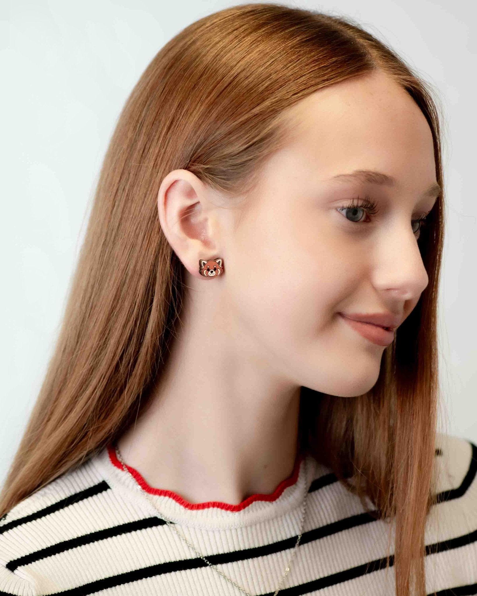 Cute Red Panda Earrings - Robin Valley Official Store