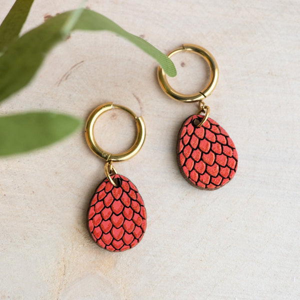 Dragon Egg Hoop Earrings - Robin Valley Official Store