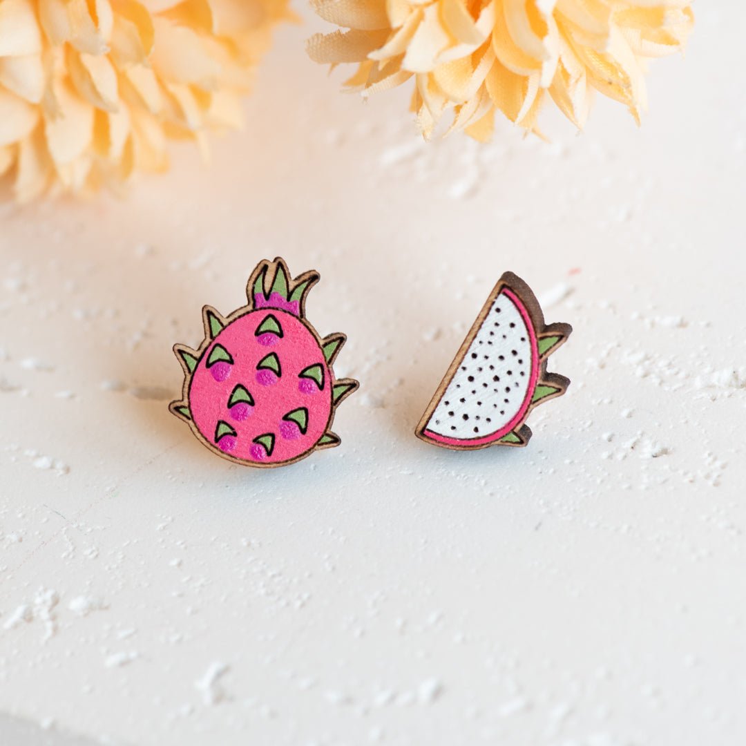 Dragon Fruit Stud Earrings - Robin Valley Official Store