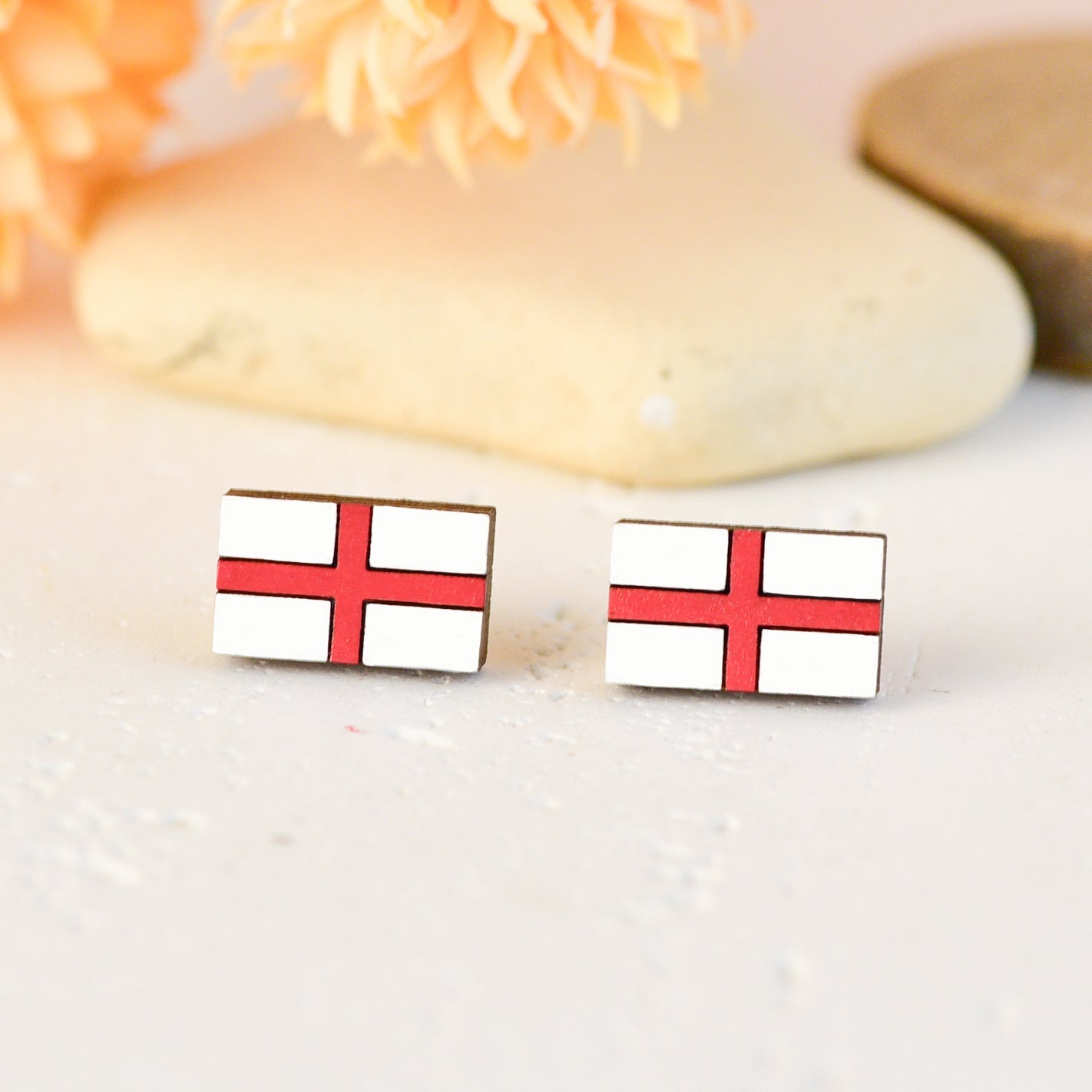 England Flag Earrings - Robin Valley Official Store